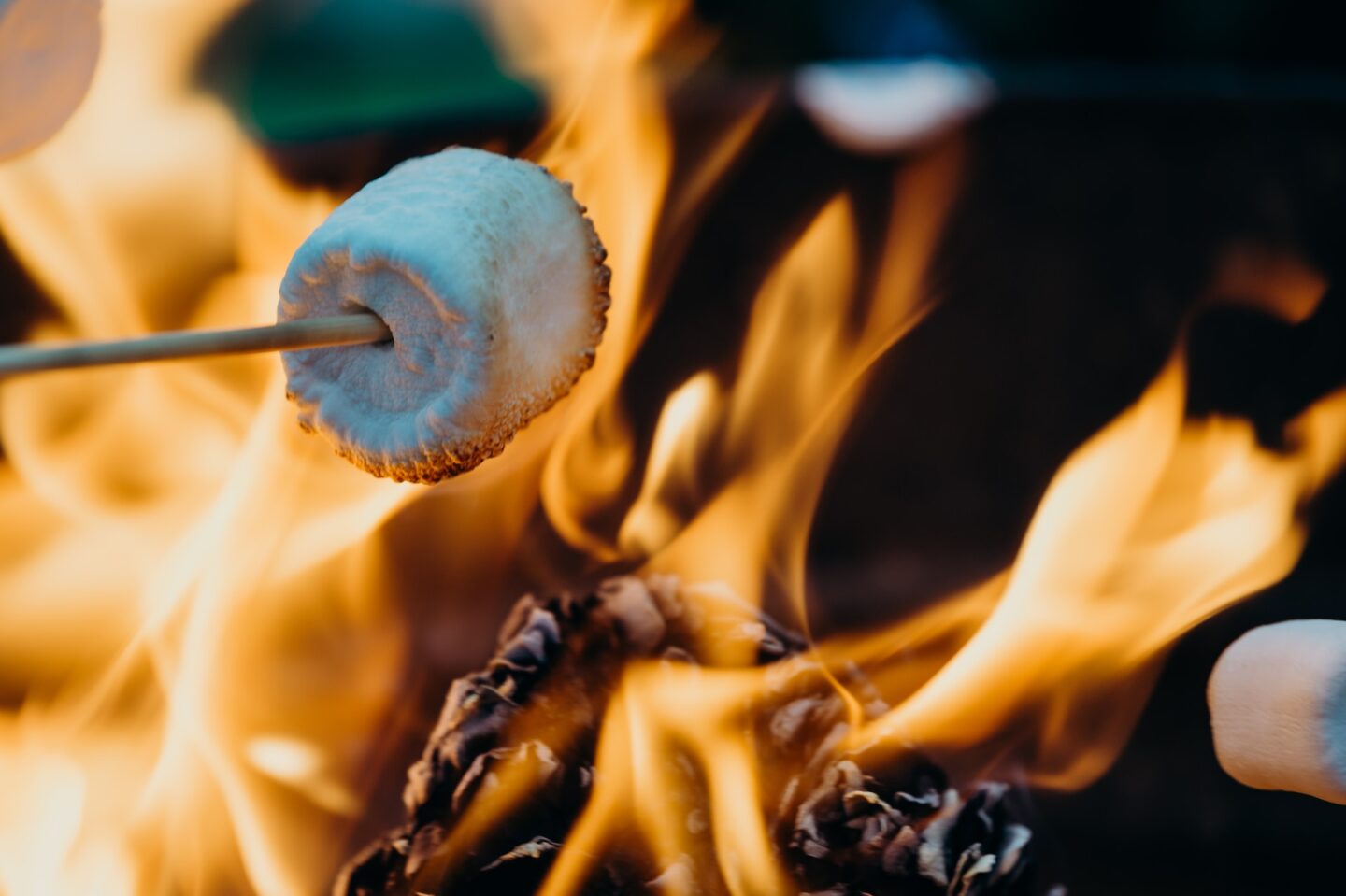 smores over a fire